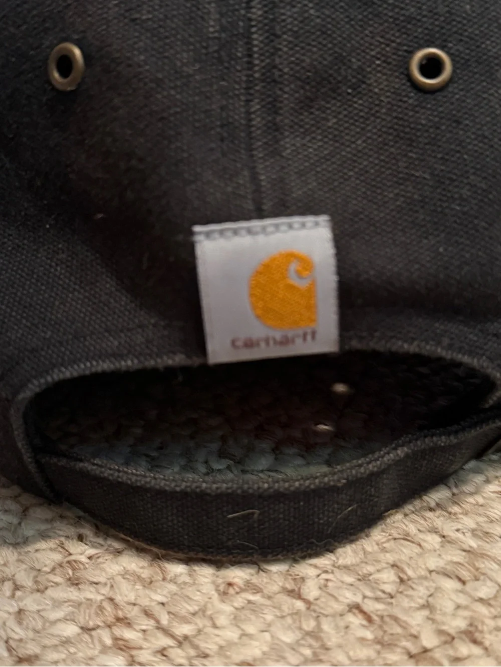 RARE: Men's Carhartt x '47 Black Buffalo Bills Team Clean-Up Adjustable Hat